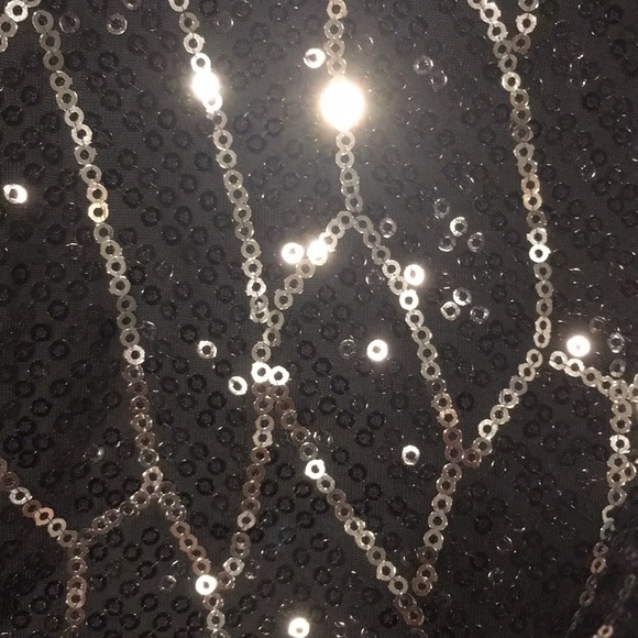 Mandee black and silver sequin dress - Picture 2 of 5